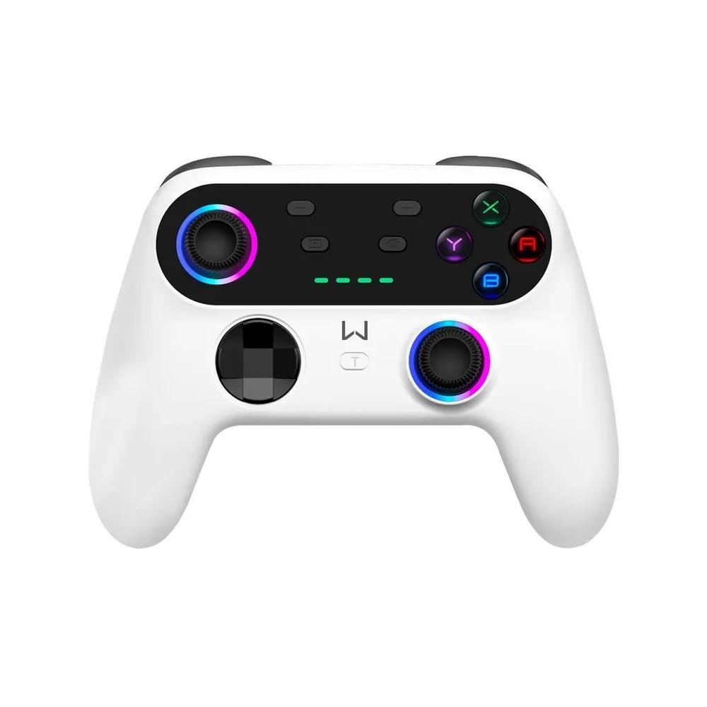 Controle Warrior Ultra Pro Bluetooth, Compatível com Switch/PC/PS3, Branco, JS0092