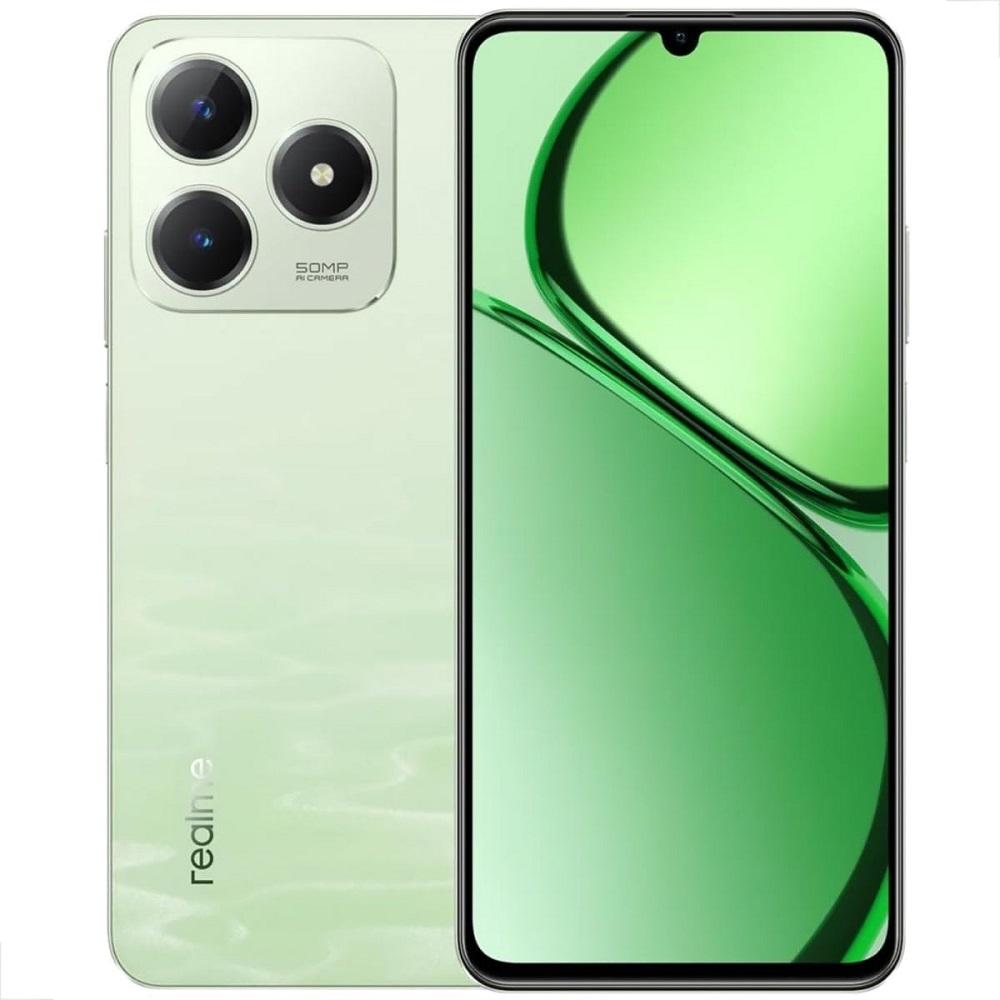 Smartphone Realme C63, 256GB, 8GB, Tela 6,74", Câmera 50MP, Verde RMX3939