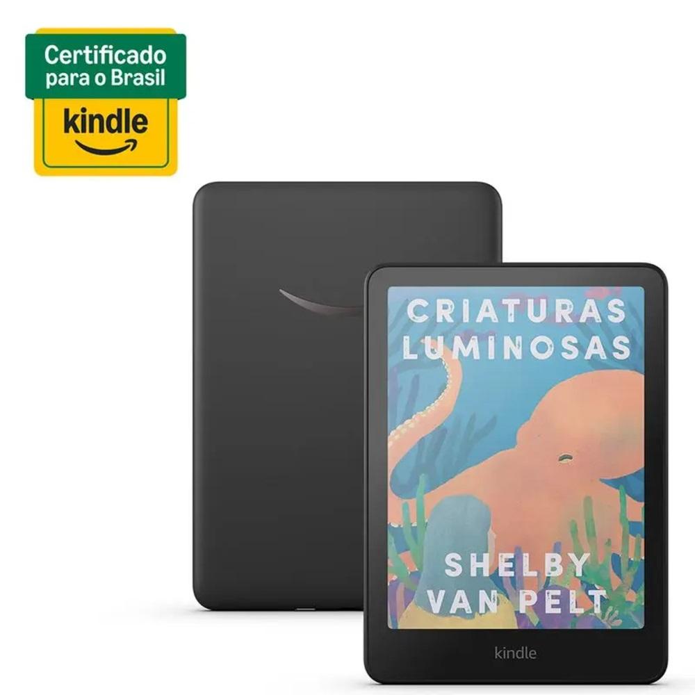 Kindle Colorsoft (16 GB) - Com tela colorida e temperatura de luz ajustável - Cor Preta, AMAZON