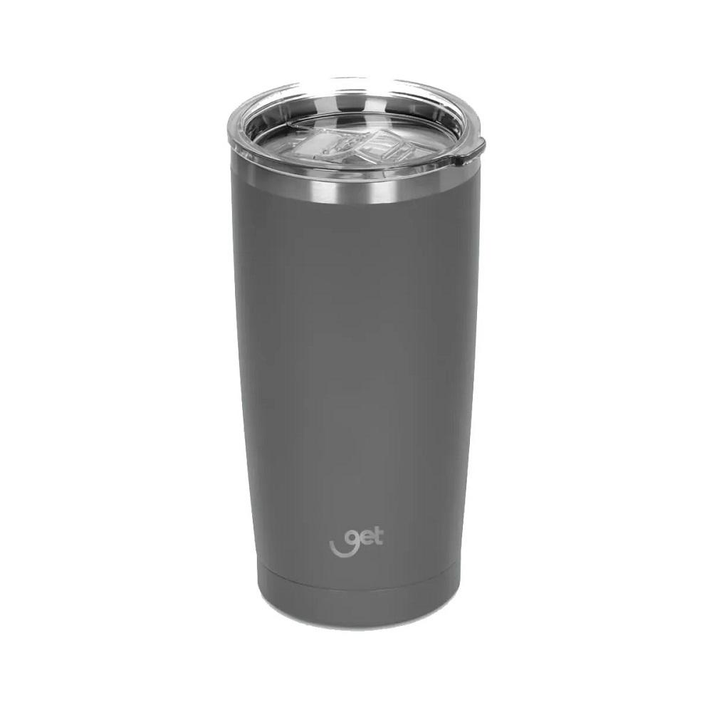 Copo Térmico Get Inox 600ml, Cinza, 71951, GET
