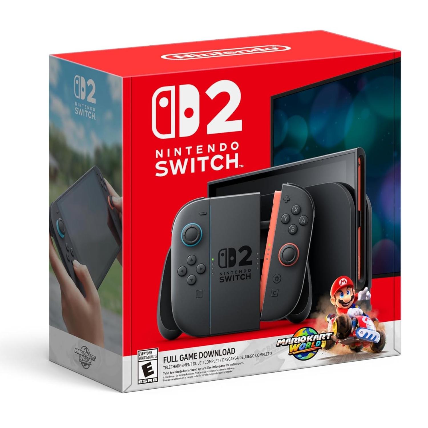 Nintendo Switch™ 2 + Mario Kart™ World, 2 Com Joy-Con, BBESKB63A