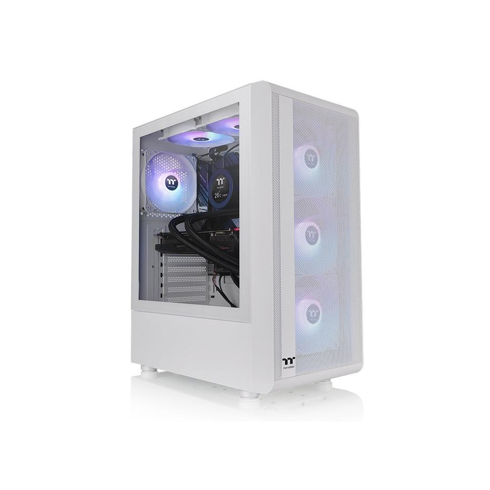 Gabinete Gamer Thermaltake S200TG White com Fonte 650W 80 Plus Bronze, CA-3X2-65M6WZ-00