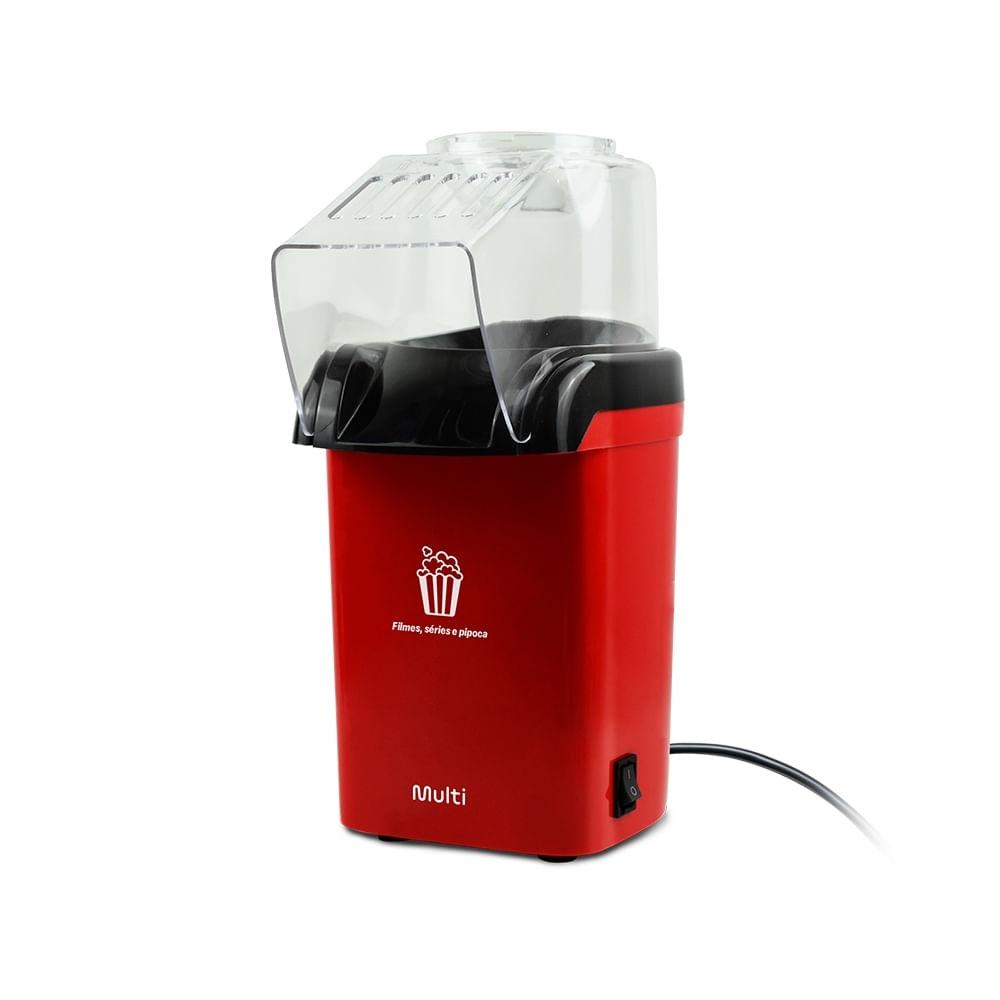 Pipoqueira Elétrica sem Óleo, 1200W, 220V, Vermelha, GO101, MULTI