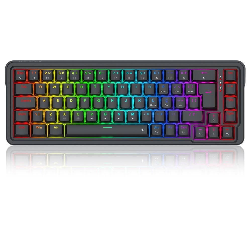 Teclado Gamer Mecânico Nova 65%, ABNT2, RGB, Switch Dragon Chant Linear, K709-RGB (PT), REDRAGON
