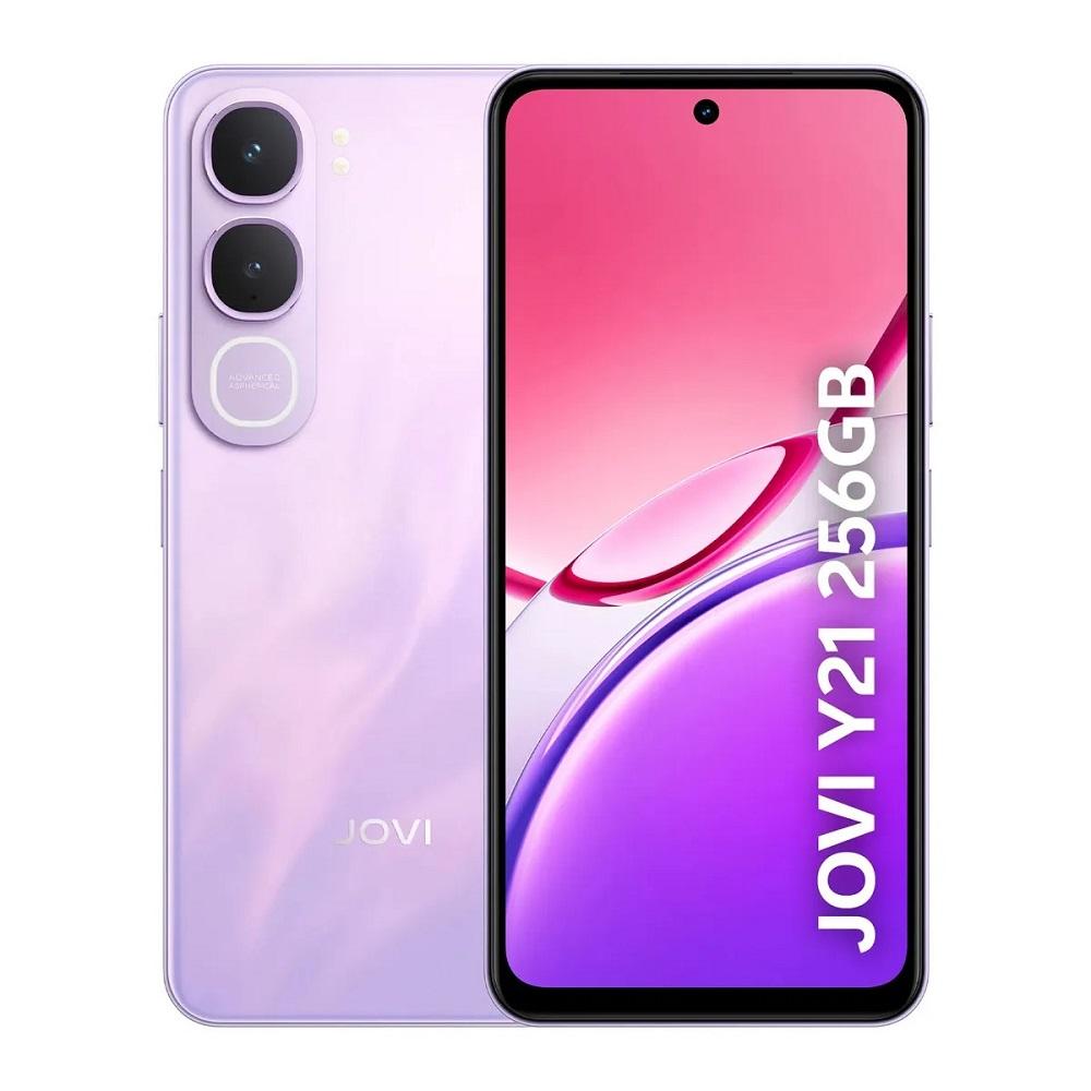 Smartphone Jovi Y21, 256GB, 4GB, Tela 6,68", Câmera 50MP, Lilás