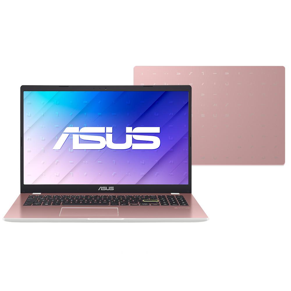 Notebook 15.6" Asus Vivobook Rose Pink Intel Celeron N4500, Memória 4GB, 128 GB e-MMC, Windows 11, E510KA-BR833WS