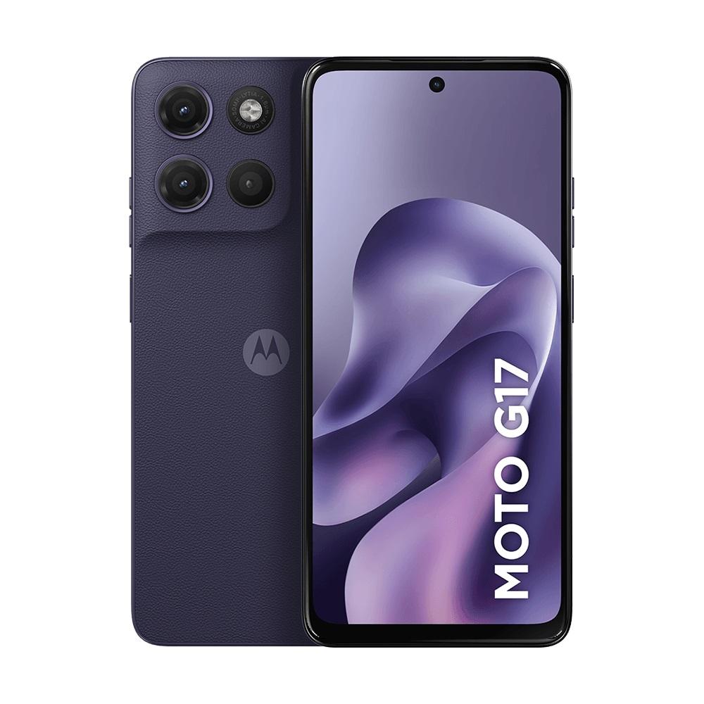 Smartphone Moto G17, 256GB, Tela 6.7", Câmera Traseira 50MP + 5MP, Roxo, MOTOROLA