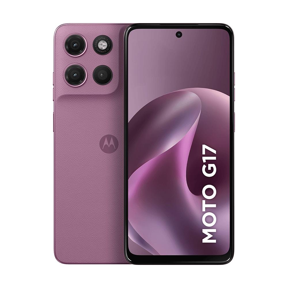 Smartphone Moto G17, 256GB, Tela 6.7", Câmera Traseira 50MP + 5MP, Rosa, MOTOROLA