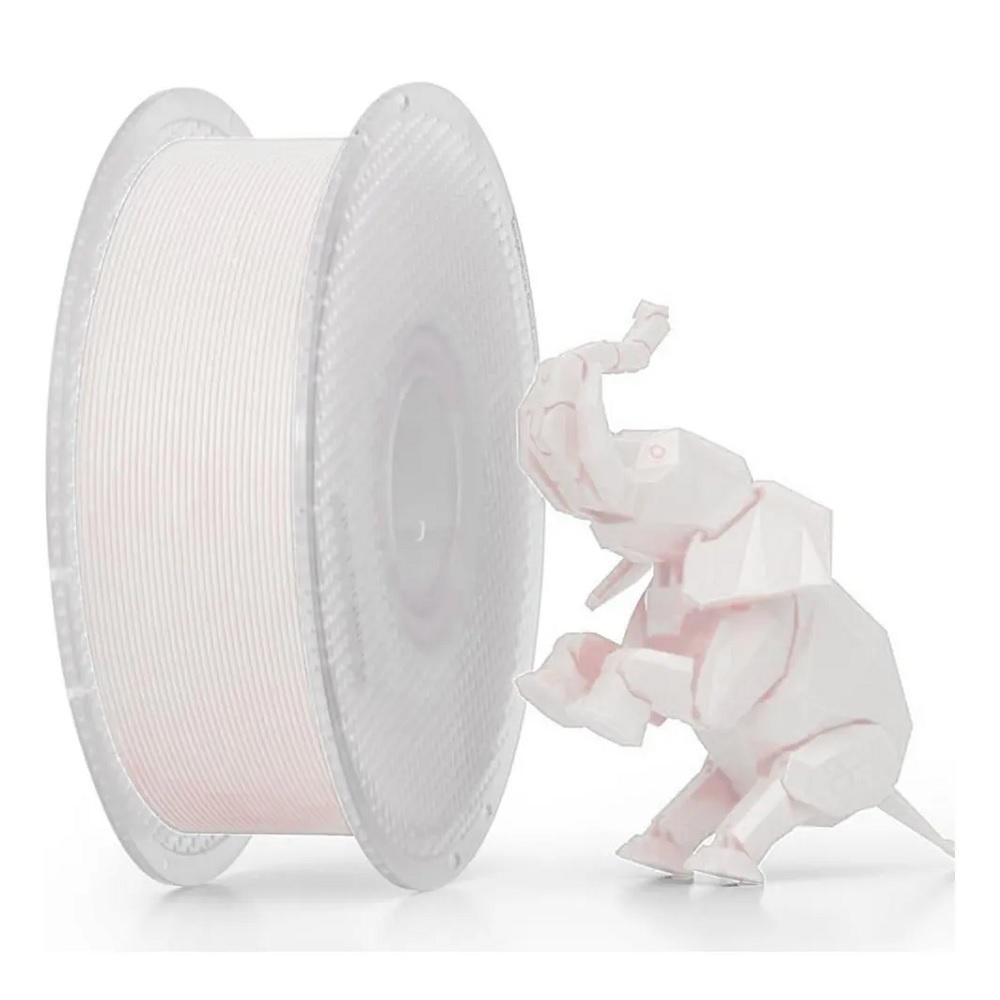 Filamento 1,75mm PLA Básico, 1kg, Branco Jade, para Impressora 3D, Com Carretel Reutilizável, BAMBU LAB