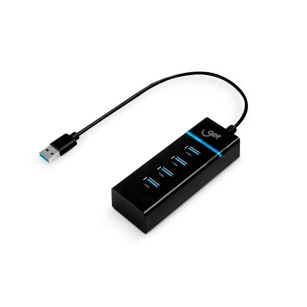 Mini Hub 4 portad USB 3.0 72641, GET