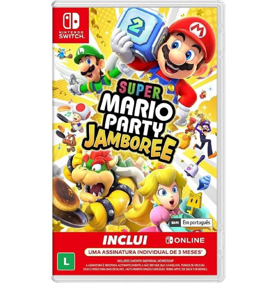 Jogo Switch Super Mario Party Jamboree, NINTENDO