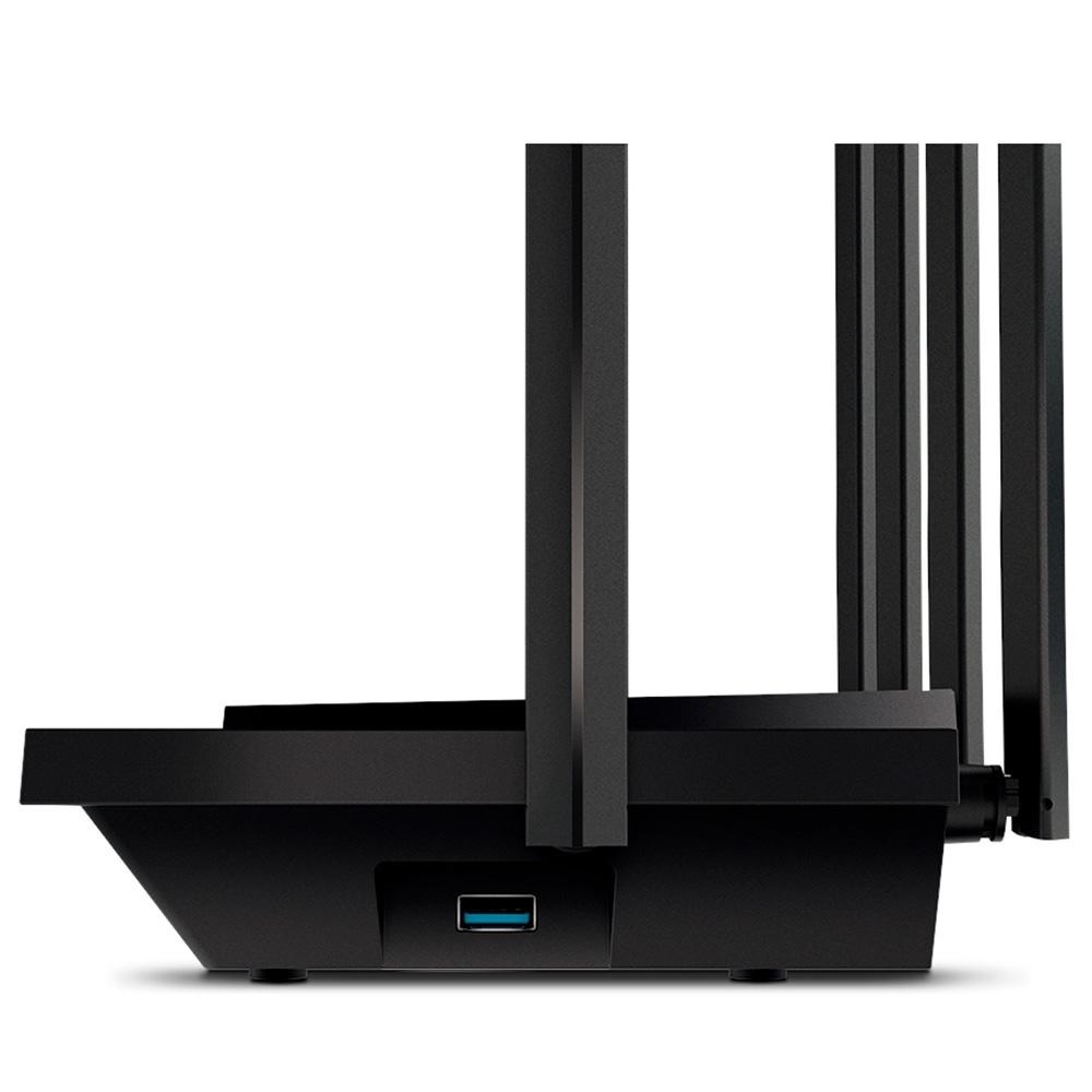 Roteador 4Portas Wireless Gigabit Wifi 6 AX72 Dual Band, AX5400