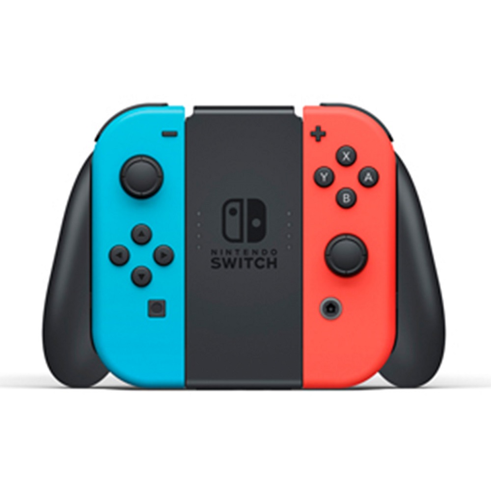 Console Nintendo Switch V2 com 1 Controle Joy-Con vermelho e Azul