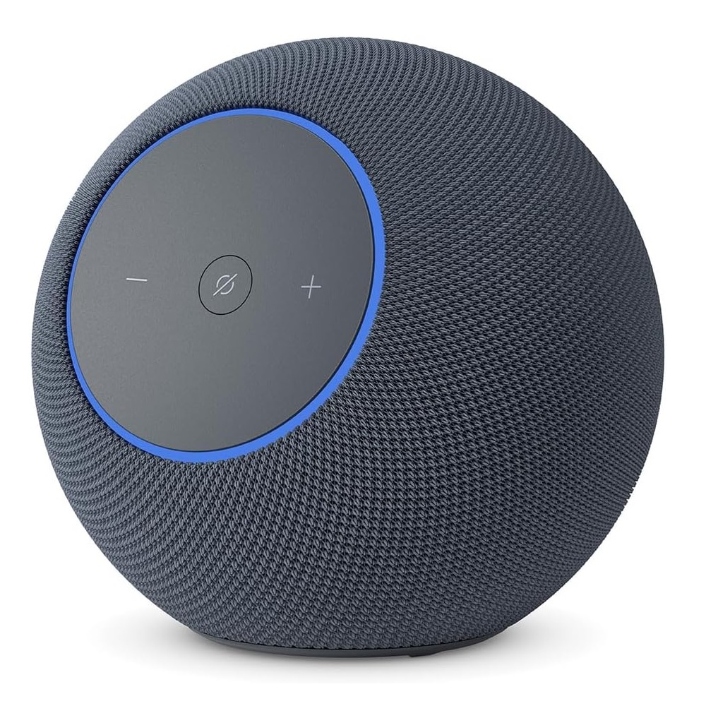 Echo Studio (Geração mais recente), com design compacto, áudio